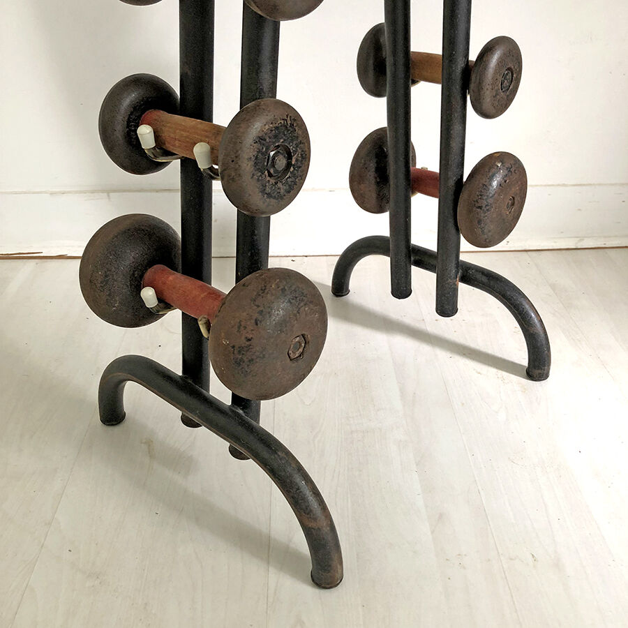 60's vintage dumbbell set