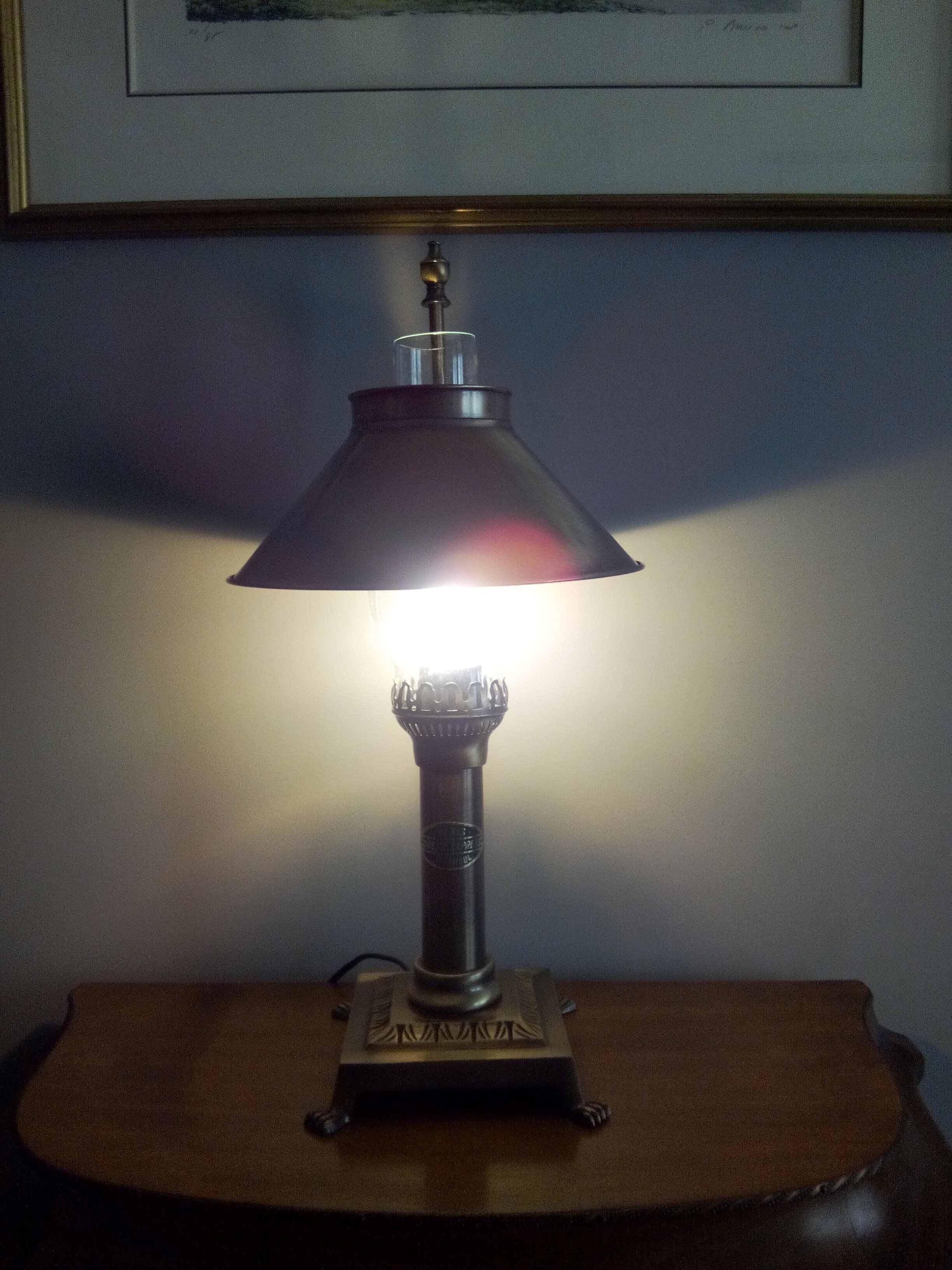 Modern table lamp "Orient express" Paris-Istanbul