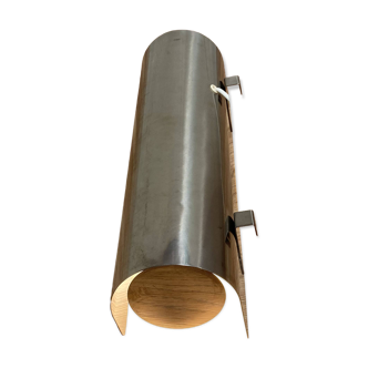 Large steel wall light Scandinavian design 1970.