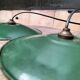 Enameled sheet metal pendant lights