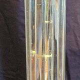 G. frattini pour relco lampadaire vintage chrome et tiges en verre