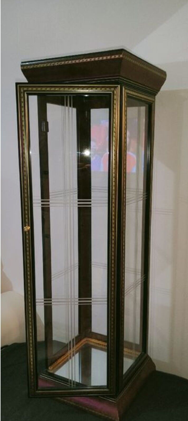 Wooden showcase 1970/80