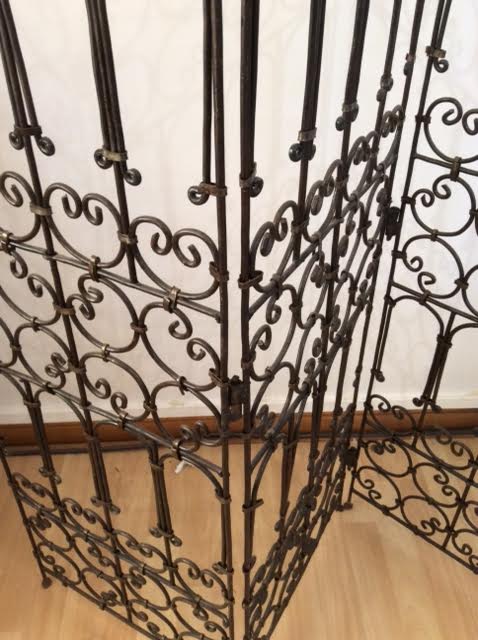 Wrought iron screen