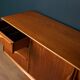 Retro teak 1960s jentique mid century restored sideboard with folded handles