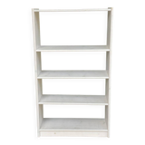 Scandinavian solid wood beige bookcase