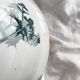 Antique ironstone washbasin "Thistle" Creil and Montereau