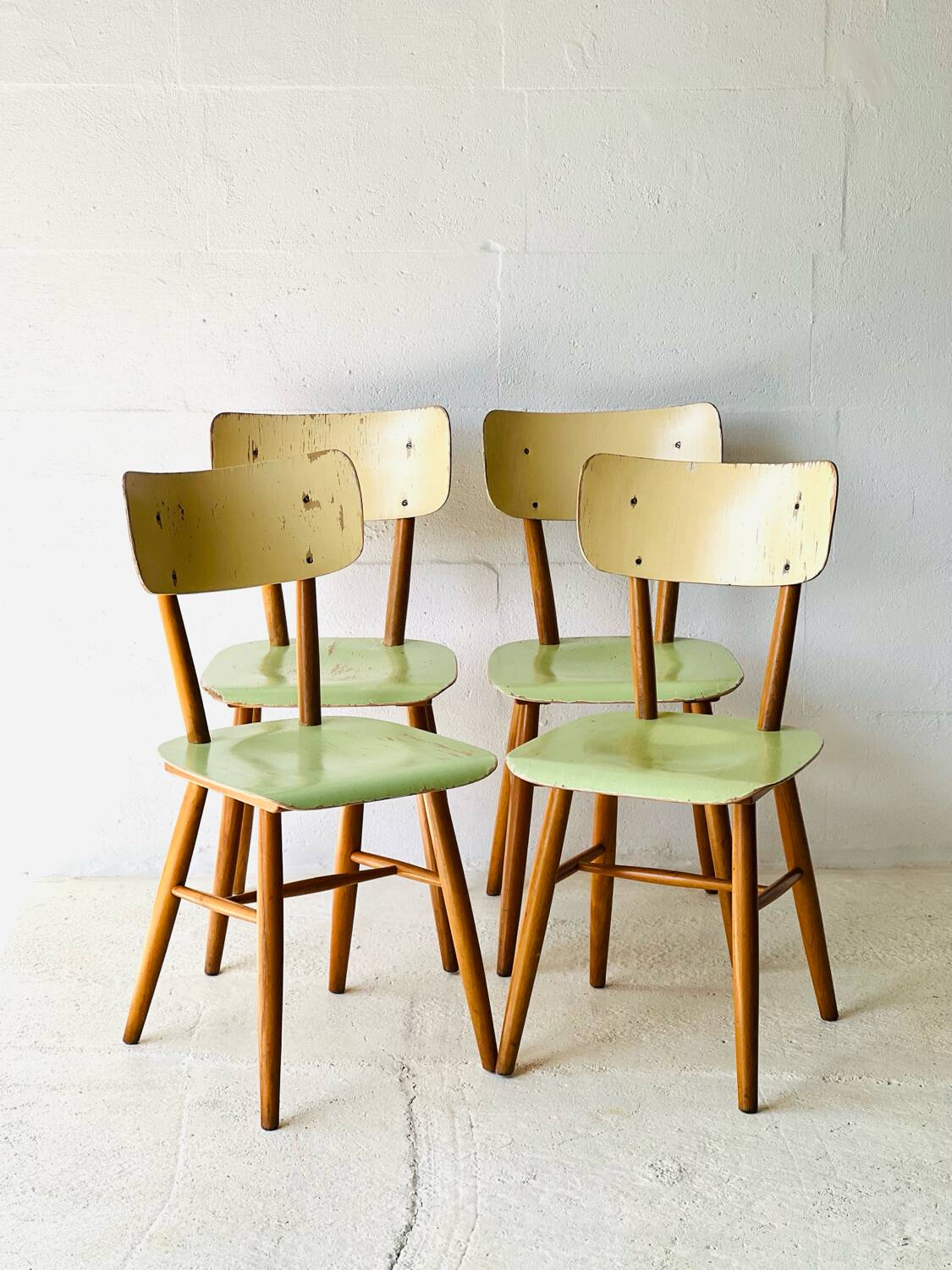 Bistro Ton Chairs, set of 4