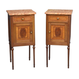 Pair of turn of the century bedside cabinets