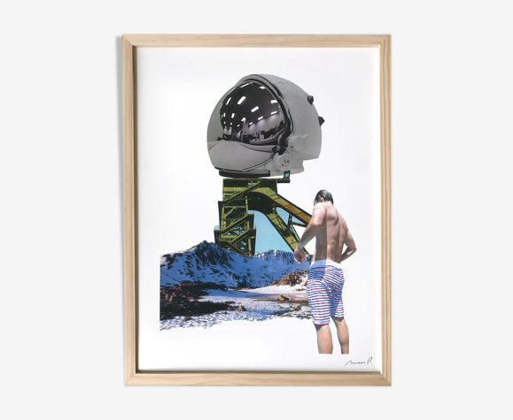Collage space oddity