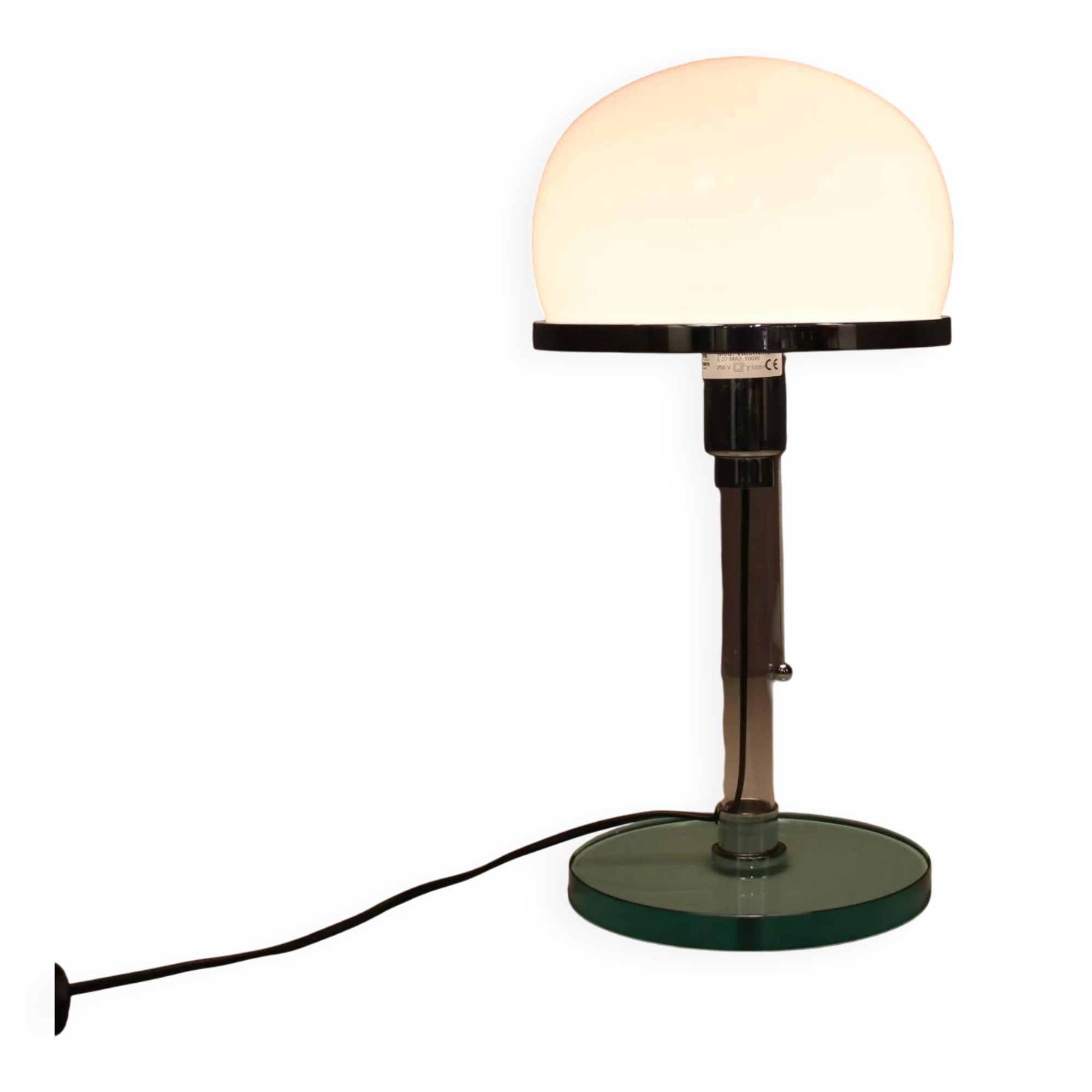 Lampe de table de style Bauhaus des années 1990, par Metalarte, Espagne