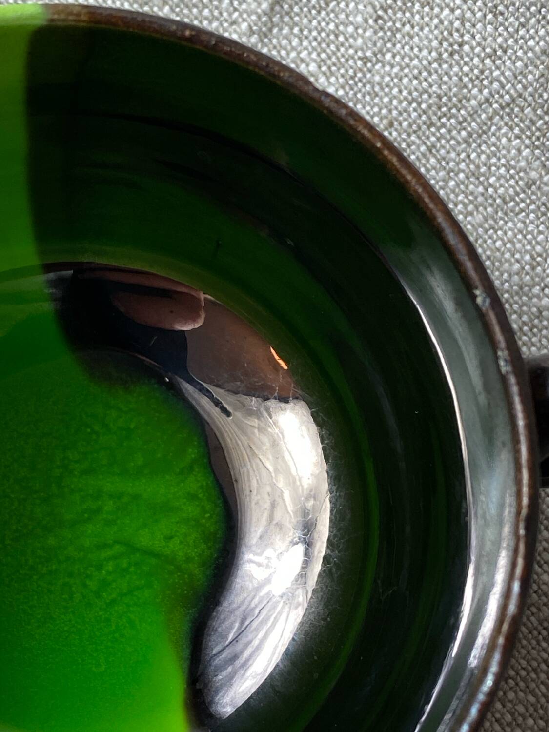 Six Vallauris ceramic coffee cups