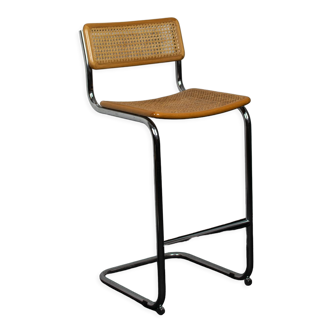 Tabouret de bar S32 Cesca par Marcel Breuer 1970