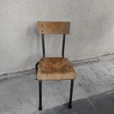 Chaise écolier enfant chaise de maternelle 1960