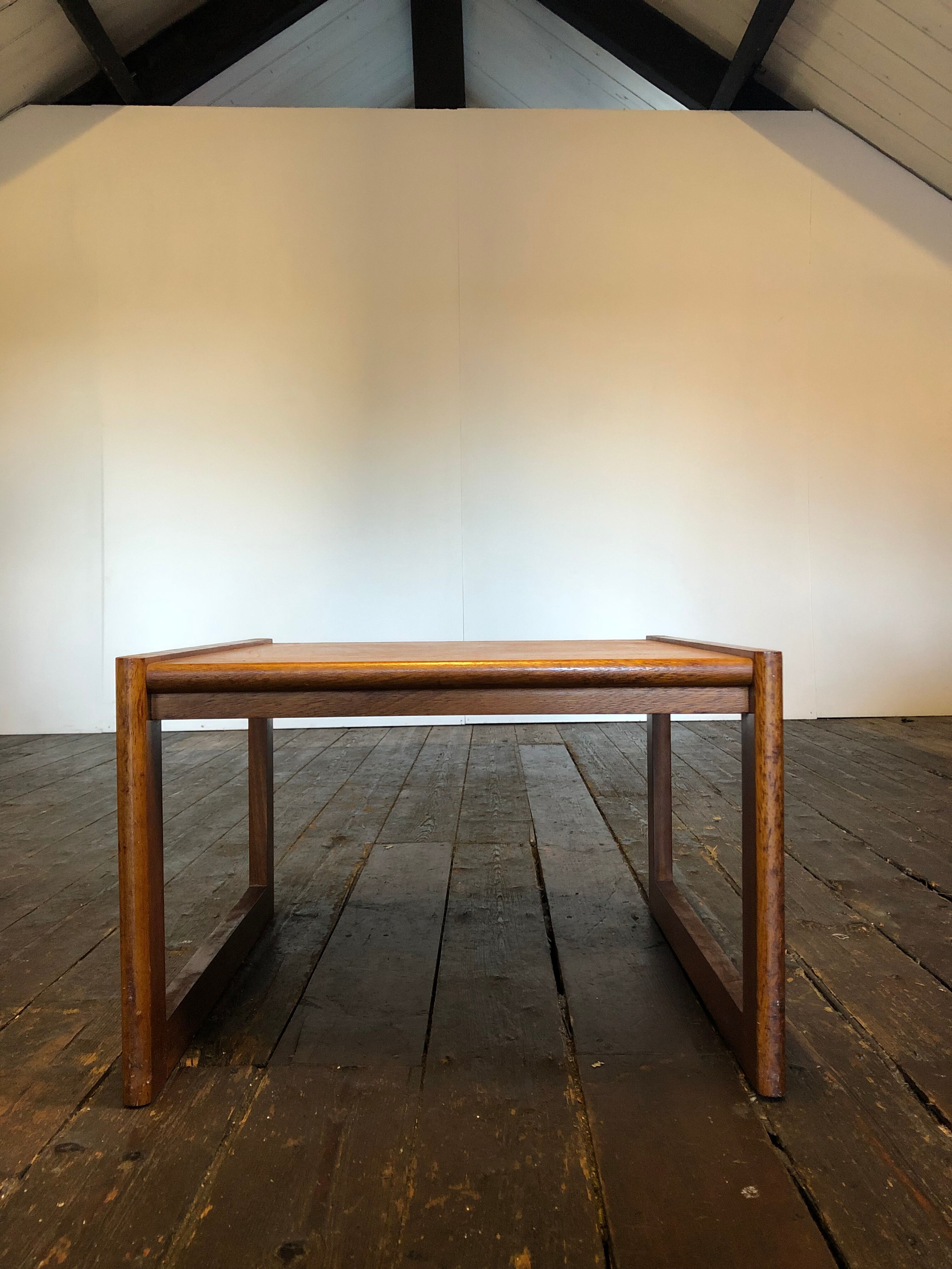 Vtg Mid Century BCM Teak Side Occasional Coffee Table Retro 60s Danish Design