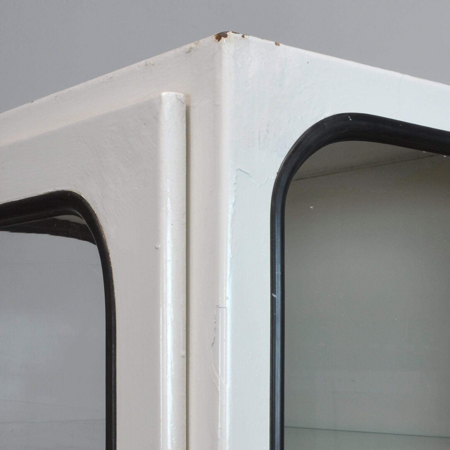 Vintage Medical Cabinet With Five Glass Shelves, 1975