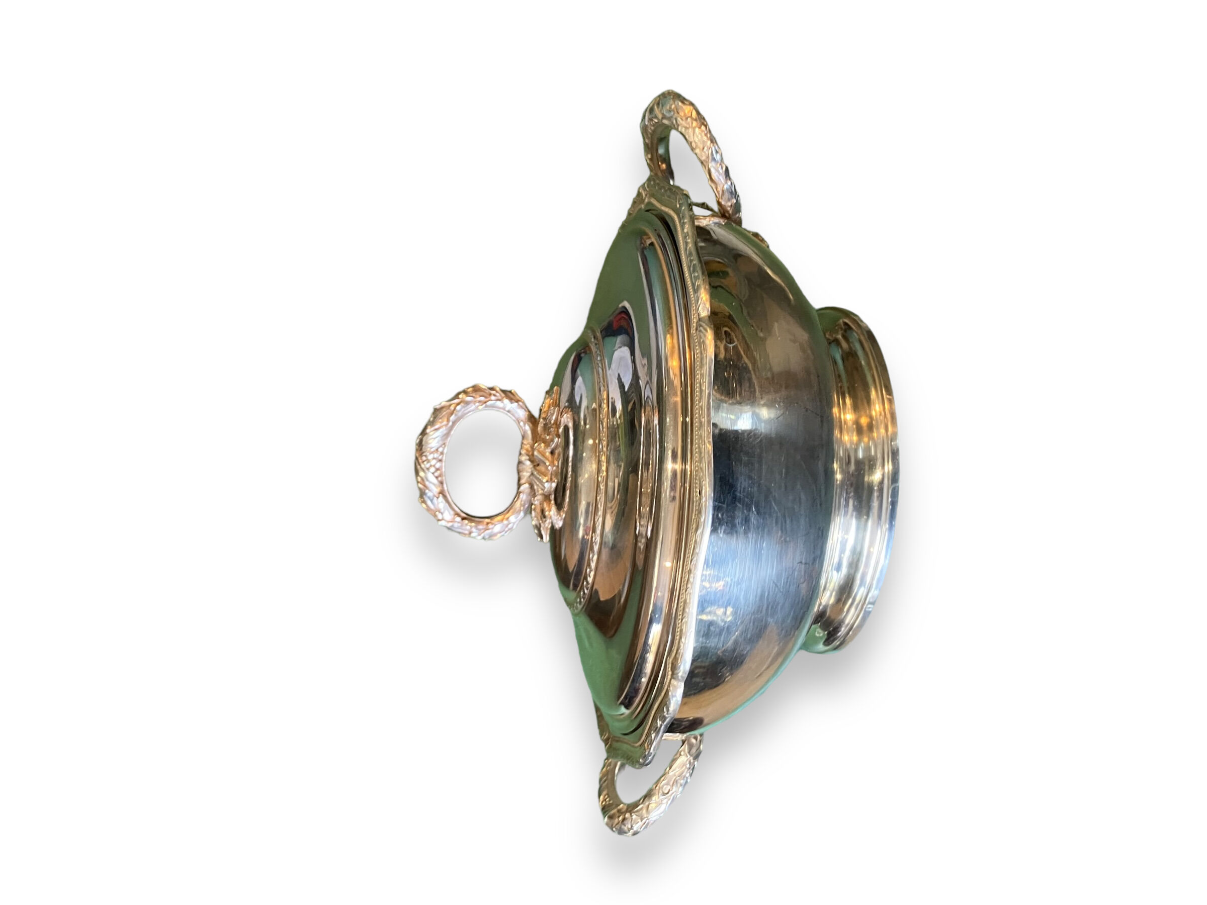 Solid silver vegetable tree Louis XVI style