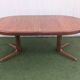 Baumann vintage dining table, solid wood, extensions