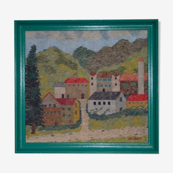 Village tapestry