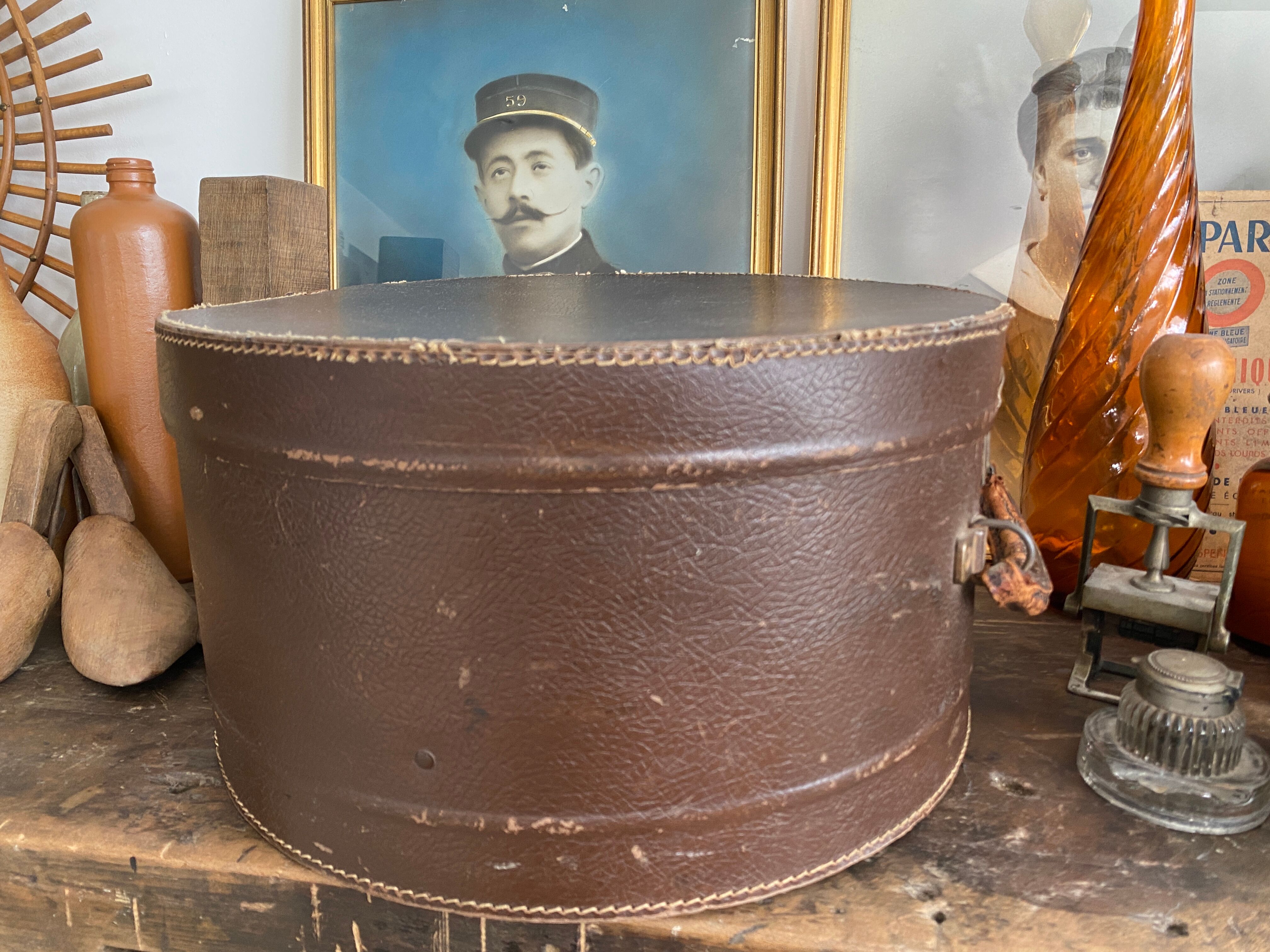 Old hat box