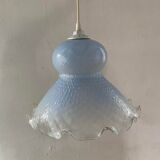 Blue glass suspension