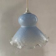 Blue glass suspension