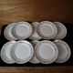 10 old flat earthenware plates Moulin des loups model Flandre