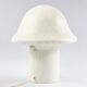 Large Mid Century Space Age Glass Mushroom Table Lamp from Peill & Putzler, Germany, 1970s