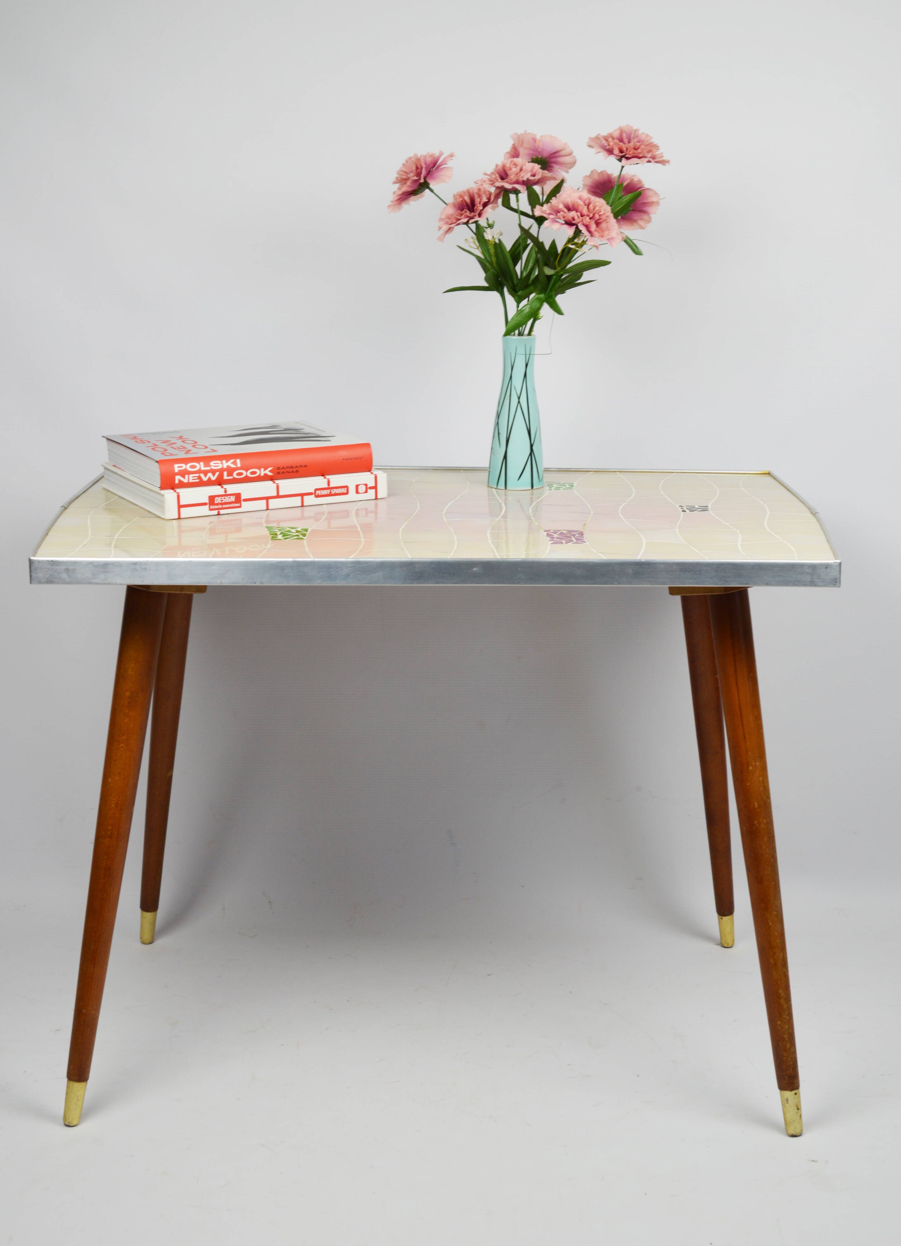 Mosaic side table, 1970s