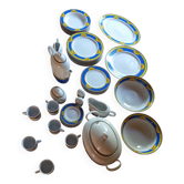 Service de table complet neuf en porcelaine de bohême thun 1794 - 42 p