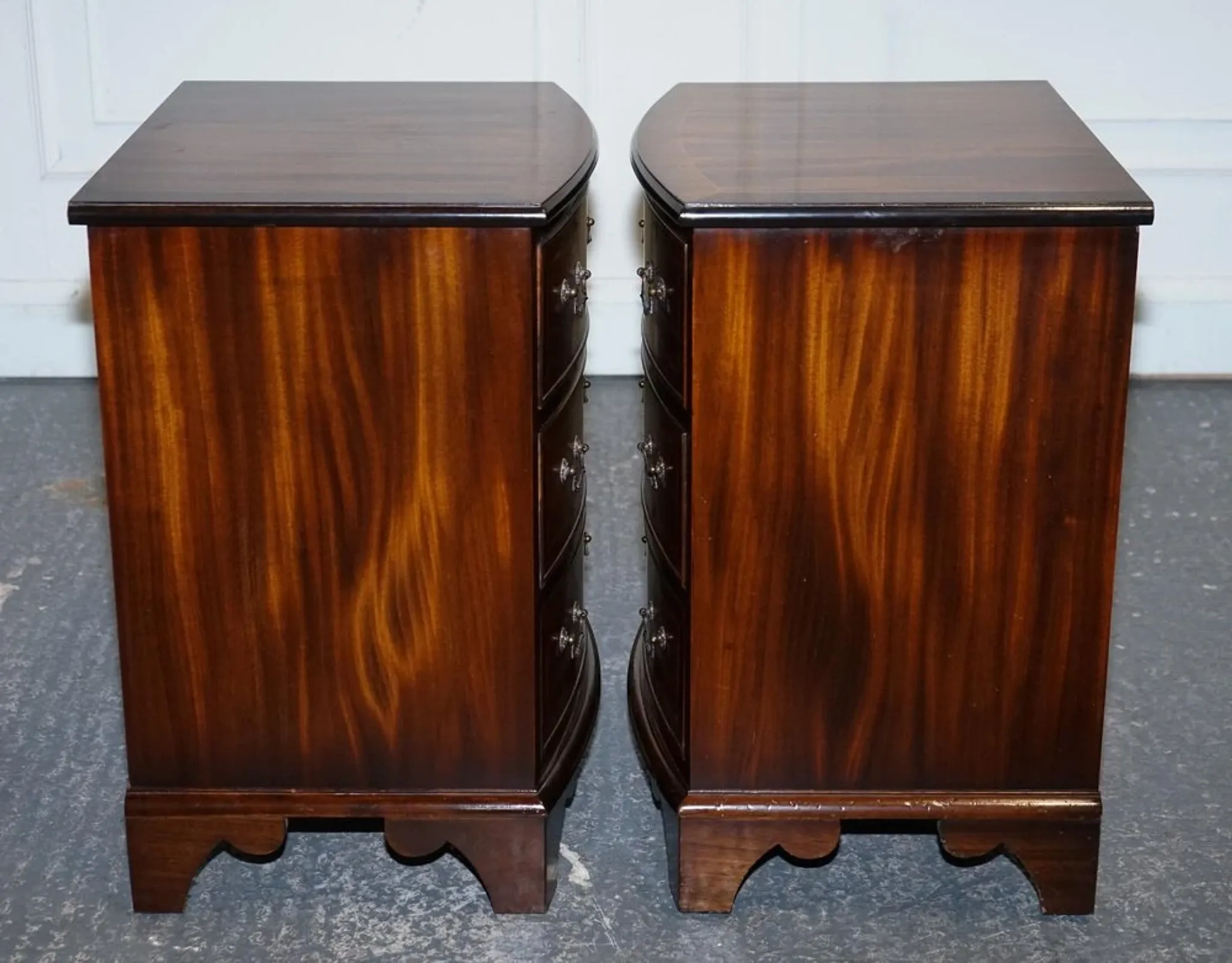 Vintage Bedside Tables, United Kingdom, Set of 2