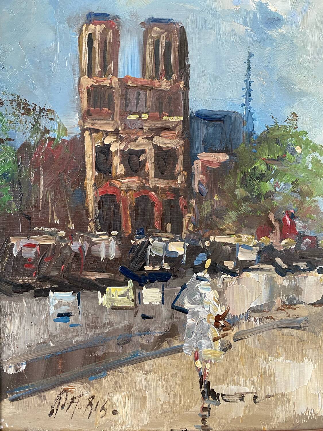 Notre dame de Paris signé