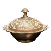 Pot à couvercle en métal made in India