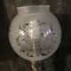 Hand-painted porcelain lamp