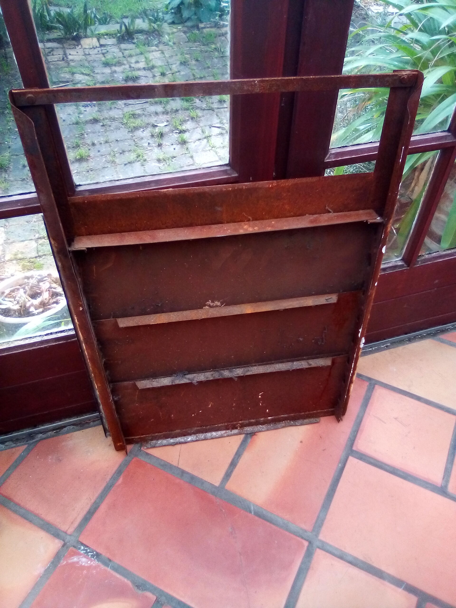 White veined black marble fireplace