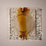 Toni Zuccheri, large wall lamp for Venini, Italy 1960's