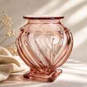 Vase en verre art déco Rosaline par Rudolf Schrötter pour Inwald