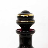 Smoked glass carafe for the 1950s