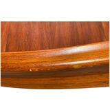 Baumann style wooden table with extensions.