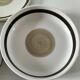 Set of three Niderviller plates, Chalet model, 1960s-70s.