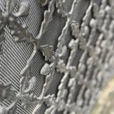 Wrought iron fire screen, France