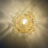 Bubbleglass lamp, Helena Tynell for Glashutte Limburg
