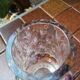 Bohemian crystal vase Czechoslovakia