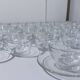 30 Duralex glass cups and 27 saucers - Cups D8cm H4cm - Saucers D12 cm