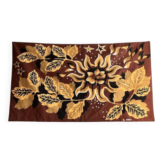 Tapestry signed Raymond Hurtu