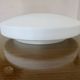 White opaline "pancake" ceiling light