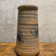 Ceramic vase with blue flowers