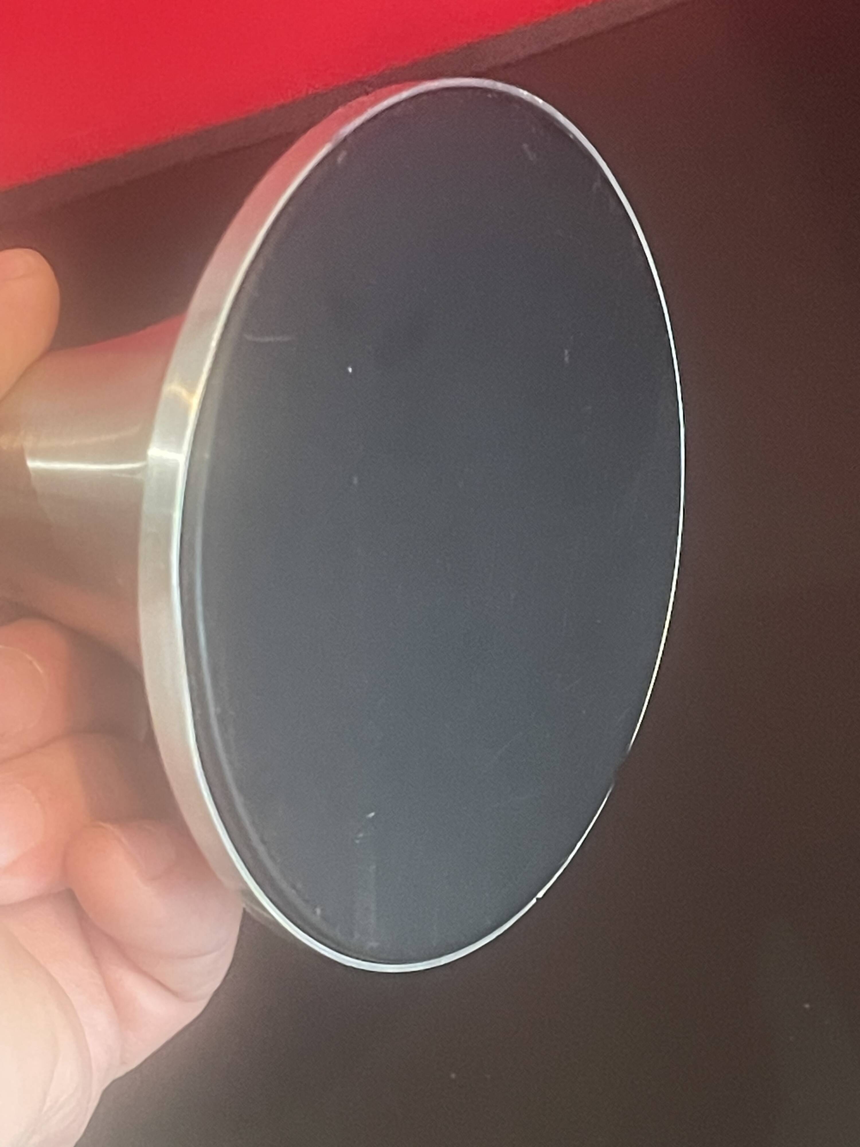 70's Lampe  Design  Aluminium Brossé - 23 cm