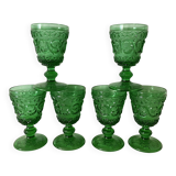 Baroque style stemmed glasses