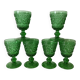 Verres à pied style baroque