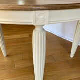 Table extensible rénovée couverts